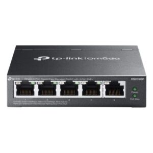 Switch no gestionable tp-link omada es205gp 5p 1x1gb 4x1gb poe+ 65w metalico negro