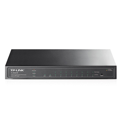 Switch semigestionable tp-link tl-sg2210p 10p 8x1gb poe+ 62w 2x1gb sfp app metalico rack negro