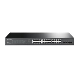 Switch gestionable l2+ tp-link sg2428p 28p 24x1gb poe+ 250w 4x1gb sfp dedicados app metalico rack ne