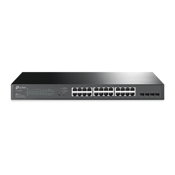 Switch gestionable l2+ tp-link sg2428p 28p 24x1gb poe+ 250w 4x1gb sfp dedicados app metalico rack ne