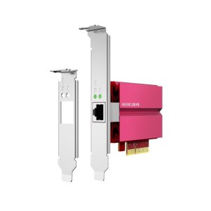Tarjeta de red pcie mercusys ma510e 10g interior 1x10g rj45 multi-speed expres3.0x4 wol perfil bajo