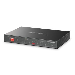 Switch no gestionable mercusys ms112gmp 12p 10xgb lan 2xsfp 8xpoe+ 110w carcasa metalica