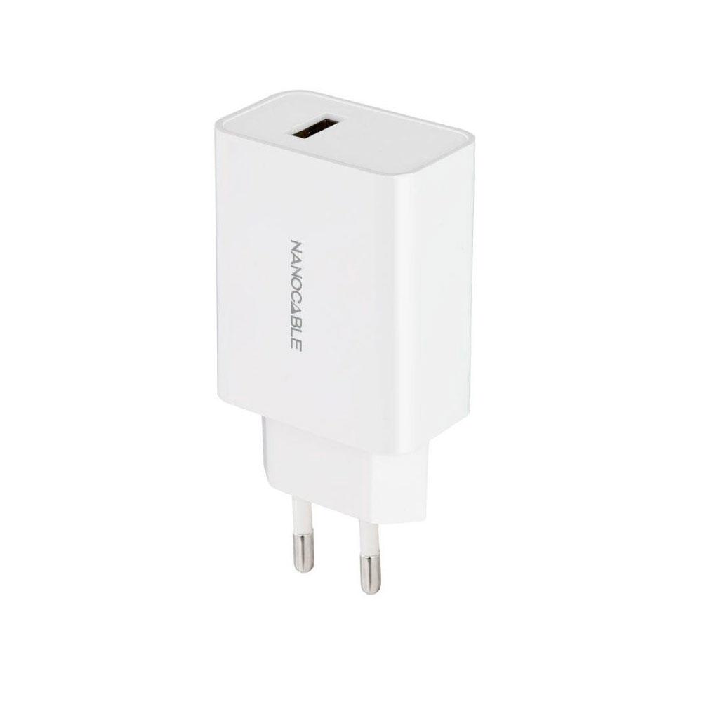Cargador de red Usb / 10w / Blanco / Nanocable / 10.10.2003