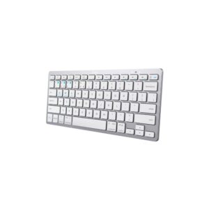 Teclado inalambirco Trust Basics /  Bluetooth 4.0 / Tamaño mini / Plata-Blanco / 24654