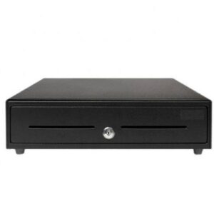 Cajon portamonedas Eightt / 41cm / Apertura Automatica o Manual / Compartimentos para Billetes 5 - Monedas 8 / Negro / ECJM-58