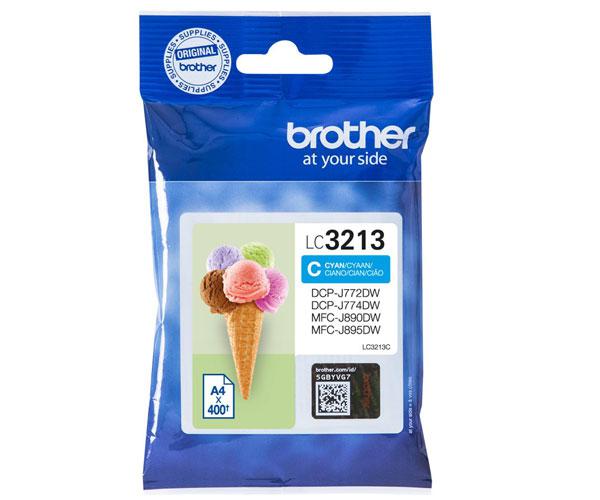 Tinta Original Brother LC3213 Cian 400 Pag.