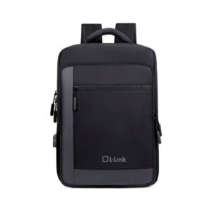 Mochila Para Portatil L-Link LL-9020A / Hasta 15.6" / Impermeable / Salida Usb / Negra