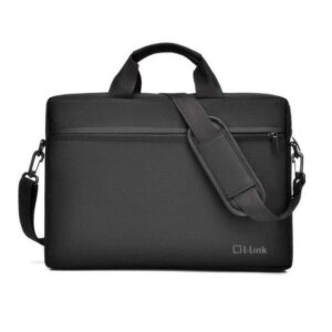 Maletin portatil L-Link Hasta 14" / Bolsillo frontal / Impermeable / Negro / LL-B036-14