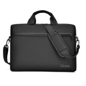 Maletin portatil L-Link Hasta 15.6" / Bolsillo frontal / Impermeable / Negro / LL-B036-15.6