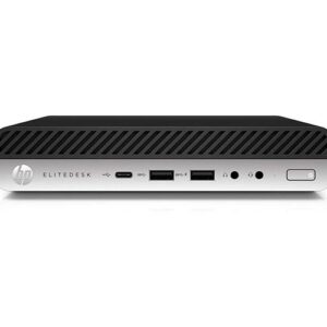Ordenador Reacondicionado MINI HP EliteDesk 800 G4 / i5-8TH / 16Gb / 512 Gb NVME / Win 11 Pro / Sin cable trebol / Grado A / Sin VGA
