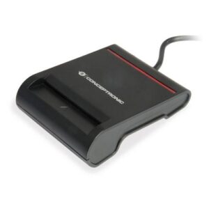Lector Dnie 3.0 Externo Conceptronic USB 2.0 / eID / Negro / SCR01B