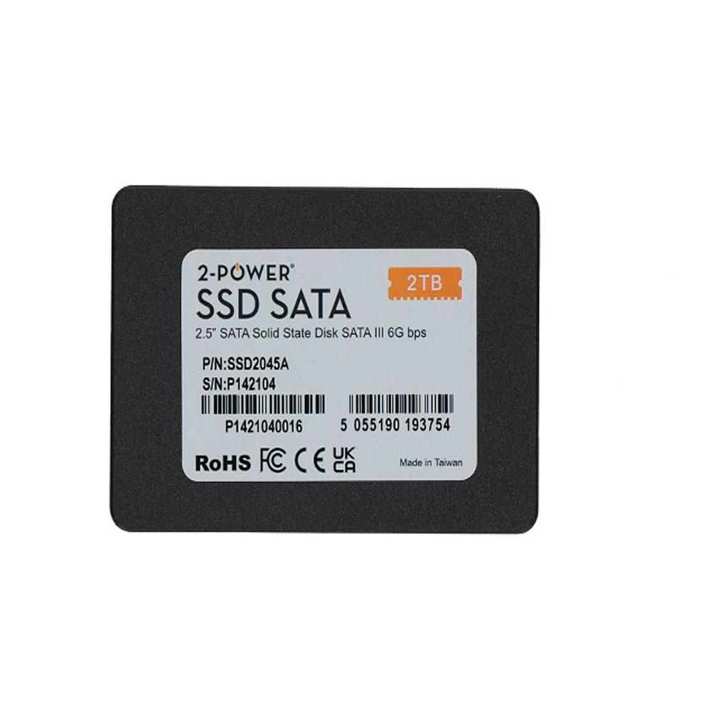 Disco duro 2.5 SSD 2-Power / 2Tb / Sata 6 / SSD2045A / Bulk / Ideal para montaje