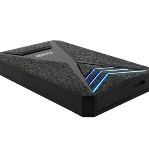 Caja externa Gaming 2.5 USB 3.0/3.1 Gen 1/ Sata / Tooq / 9.5mm / Leds Azul / TQE-2550BL