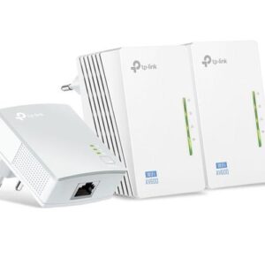 Homeplug wifi tp-link tl-wpa4220t kit 300mb av600 con 2 puertos ethernet kit compuesto de dos tl-wpa
