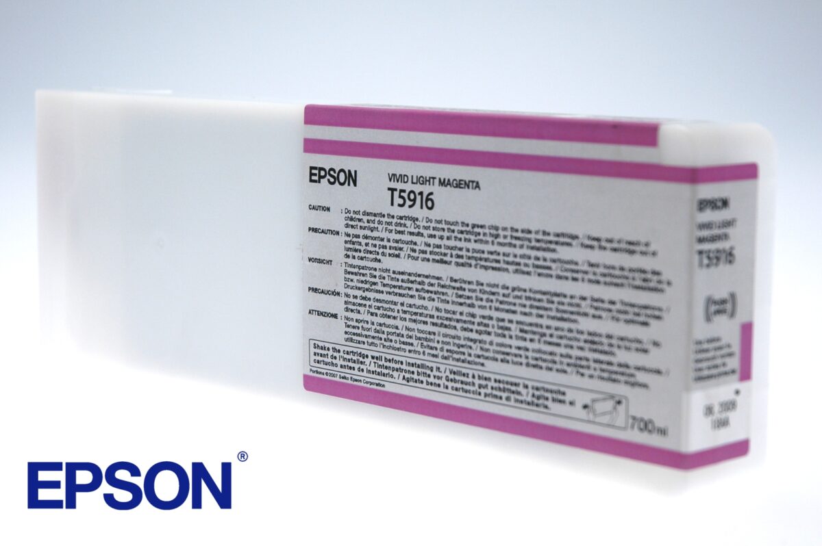 Tinta original epson t5916 magenta claro c13t591600 700ml