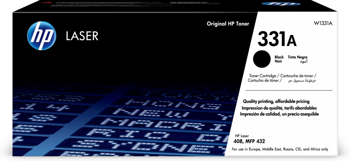 Tóner original hp w1331a 331a negro 5.000 páginas