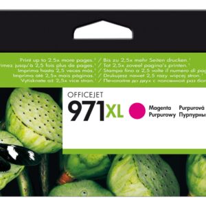Tinta original hp n971xl magenta cn627ae 86.5ml