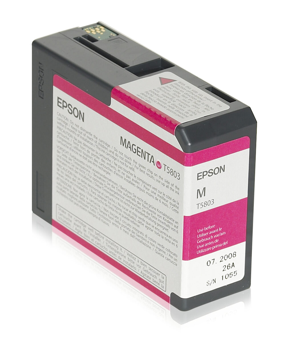 Tinta original epson t580300 magenta c13t580300 80ml