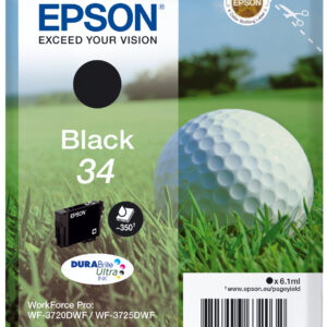 Tinta original epson t3461 negro c13t34614010 6.1ml