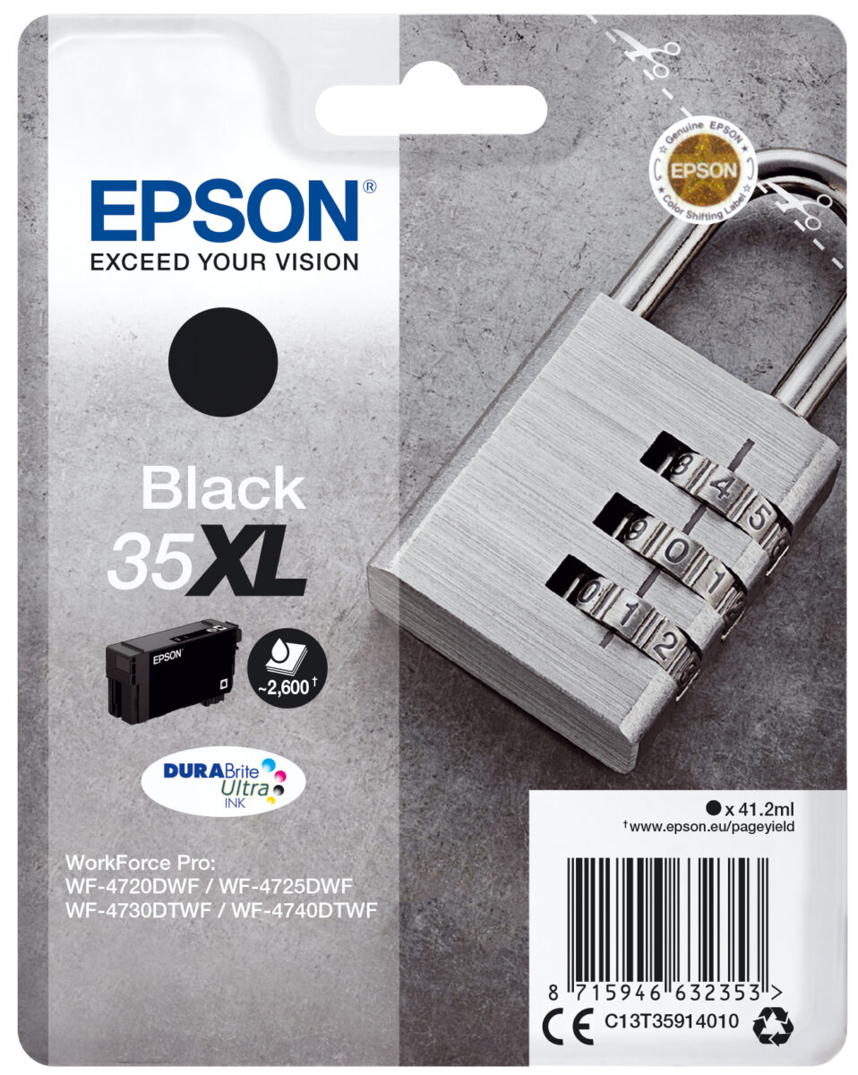 Tinta original epson t3591 xl negro c13t35914010 41.2ml
