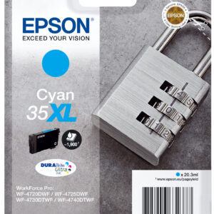 Tinta original epson t3592 xl cian c13t35924010 20.3ml