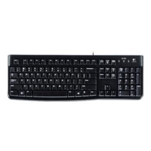 Teclado logitech k120 usb negro aleman