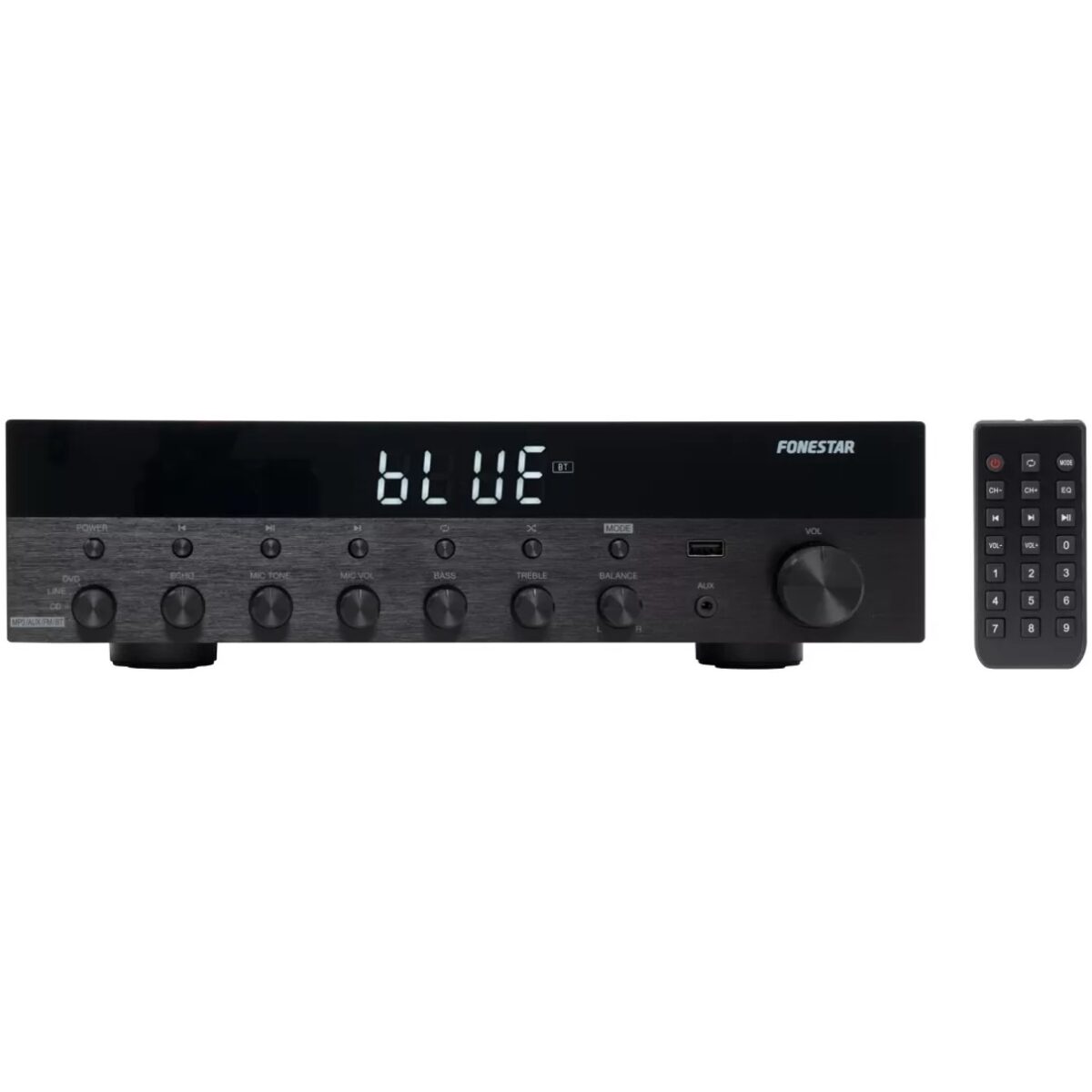 Amplificador estereo hifi fonestar as - 3030 - bluetooth - radio fm - 30 + 30 w rms usb - mp3