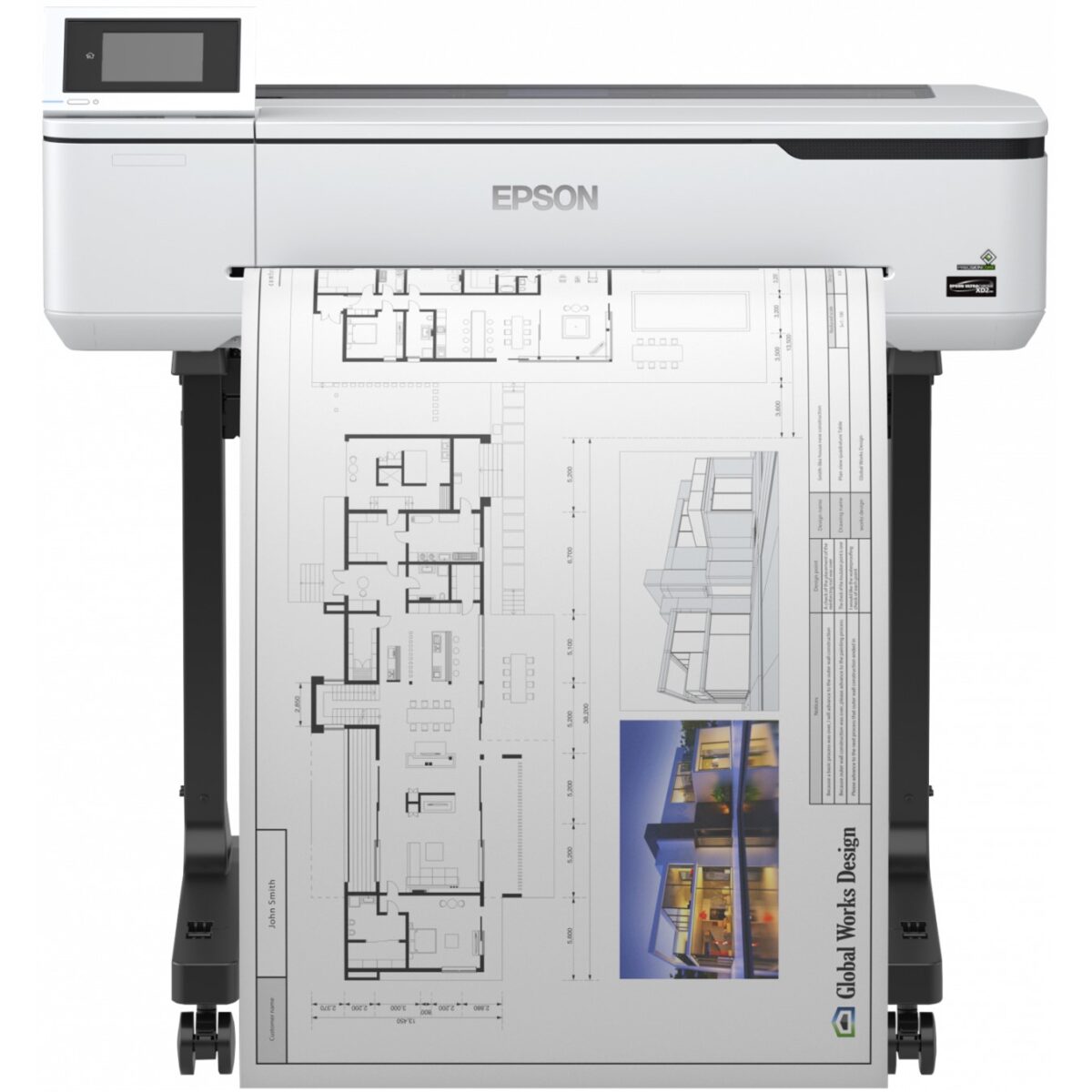 Plotter epson surecolor sc - t3100 a1 24 pulgadas - 2400ppp - 1gb - usb - red - wifi - wifi direct - pedestal
