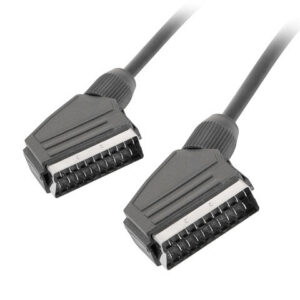 Cable euroconector lanberg macho - macho 1.8m