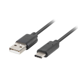 Cable usb lanberg 3.1 macho - usb tipo c macho 1m negro