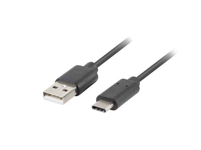 Cable usb lanberg 3.1 macho - usb tipo c macho 1m negro