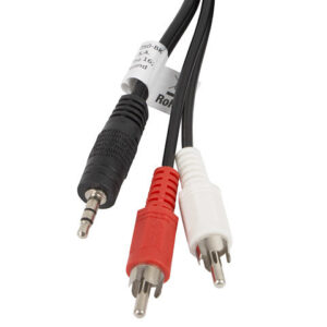 Cable estereo lanberg mini jack 3.5mm - 2x rca macho 5m