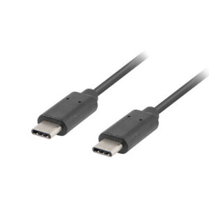 Cable 2.0 lanberg usb tipo c macho - usb tipo c macho 1m negro