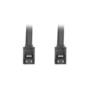 Cable sata iii lanberg 6gb - s hembra hembra clip metal 0.5m rojo