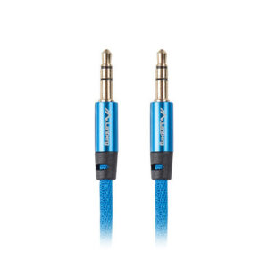 Cable estereo lanberg jack 3.5mm macho - jack 3.5mm macho 1m azul
