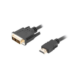 Cable hdmi lanberg macho - dvi - d 18+1 macho single link 1.8m negro
