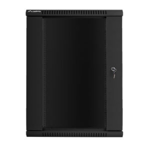 Armario rack lanberg 18u 600x450x907 auto ensamblado 19 pulgadas hasta 60 kg negro