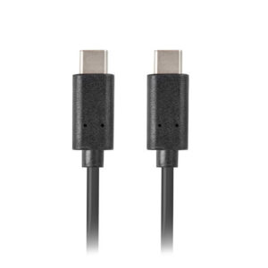 Cable usb lanberg 2.0 macho - usb tipo c macho 1.8m negro