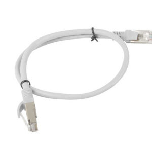 Cable red lanberg latiguillo cat.6 utp 0.5m gris fluke passed