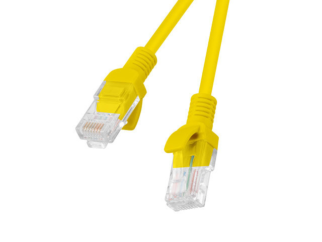 Cable red lanberg latiguillo cat.6 utp 3m amarillo fluke passed