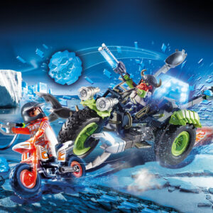 Playmobil espias rebeldes del artico triciclo de hielo