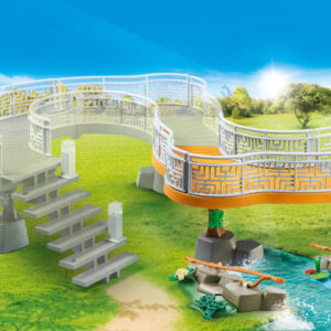Playmobil diversion en familia extension plataforma de observacion zoo
