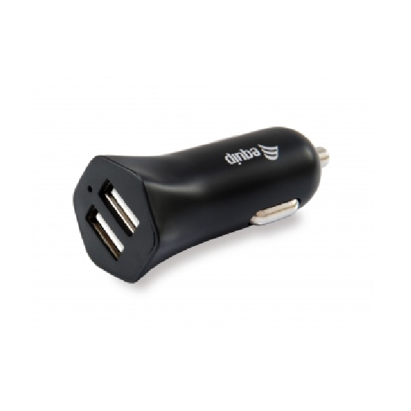 Cargador equip life 5v 2xusb para coche 12 - 24v 2.4a 12w
