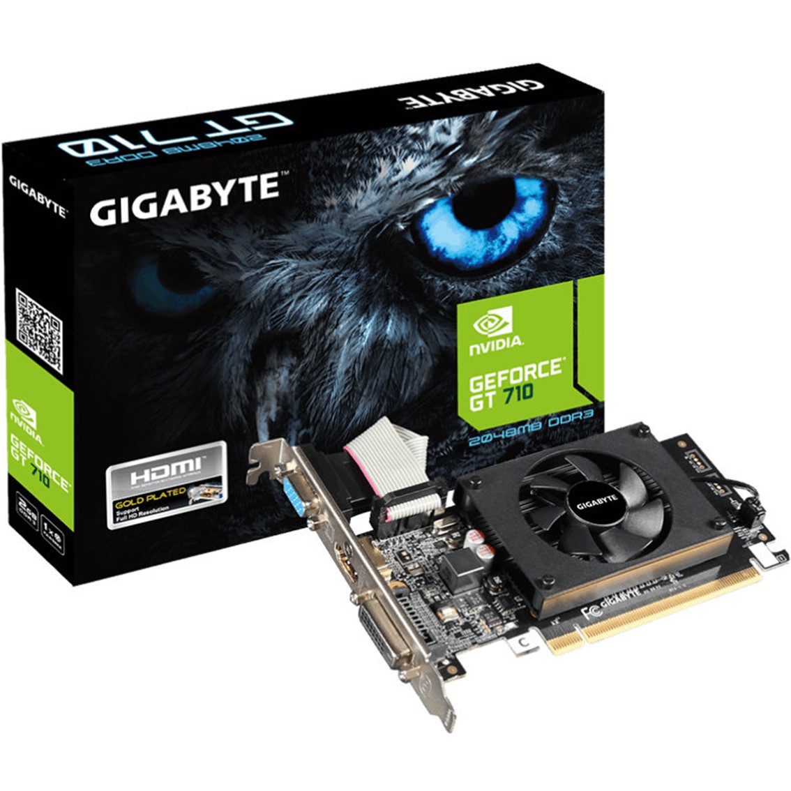 Tarjeta grafica gigabyte gt 710 2gb ddr3