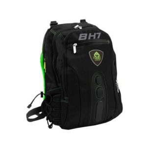Mochila keep out bk7 gaming verde asas y respaldo acolchados - base antiarañazos