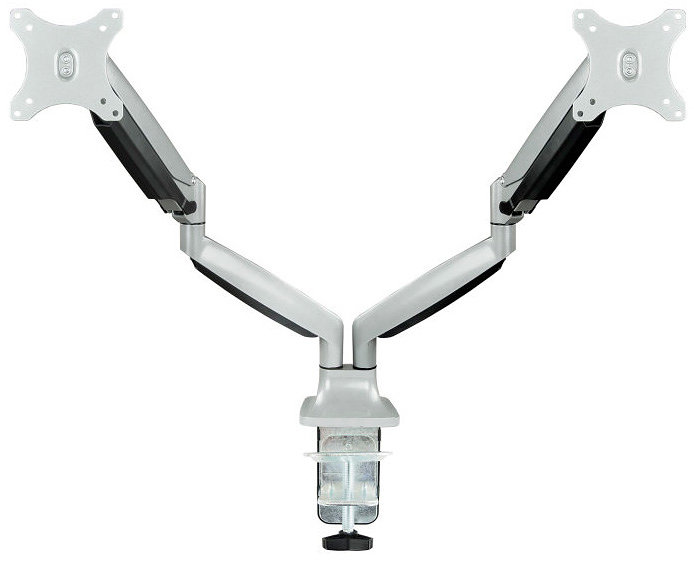 Soporte mesa monitor tooq db3132tnr - s 13 pulgadas - 32 pulgadas 2 brazos carga maxima max 9kg - brazo