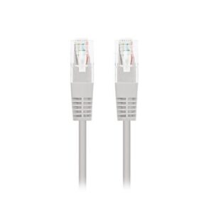 Cable red nanocable latiguillo rj45 utp cat6 0.3m gris 30cm