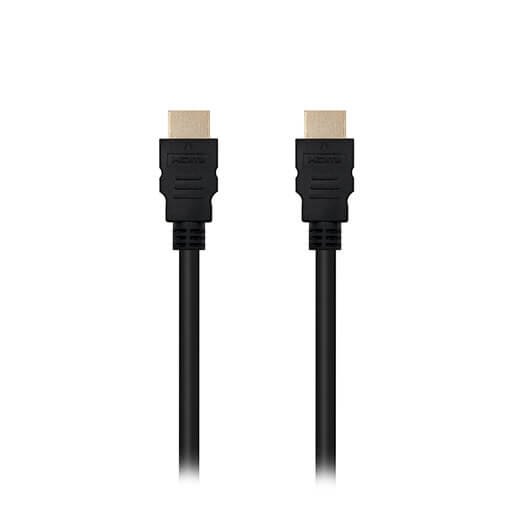 Cable hdmi 2.0 premium tipo a a hdmi tipo a nanocable 3m - macho - macho - alta velocidad - 4k - 18gbps - negro