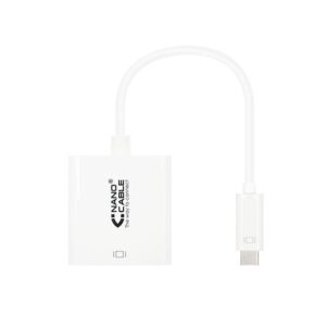 Conversor usb tipo c a hdmi nanocable 4k 15cm - macho - hembra