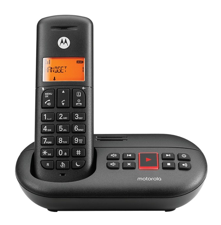 Telefono motorola dect e211 wireless inalambrico con contestador
